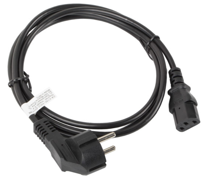 Lanberg CA-C13C-10CC-0018-BK Cable de alimentación Schuko a IEC320 C13, 1,8 m, Negro