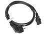 Lanberg CA-C13C-10CC-0018-BK Cable de alimentación Schuko a IEC320 C13, 1,8 m, Negro