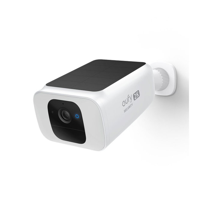 Anker Eufy Spotlight Cam Solar - Cámara de Seguridad Exterior 2K con Panel Solar