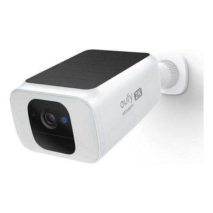 Anker Eufy Spotlight Cam Solar - Cámara de Seguridad Exterior 2K con Panel Solar