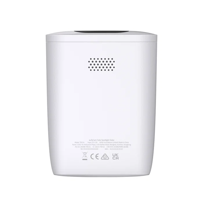 Anker Eufy Spotlight Cam Solar - Cámara de Seguridad Exterior 2K con Panel Solar