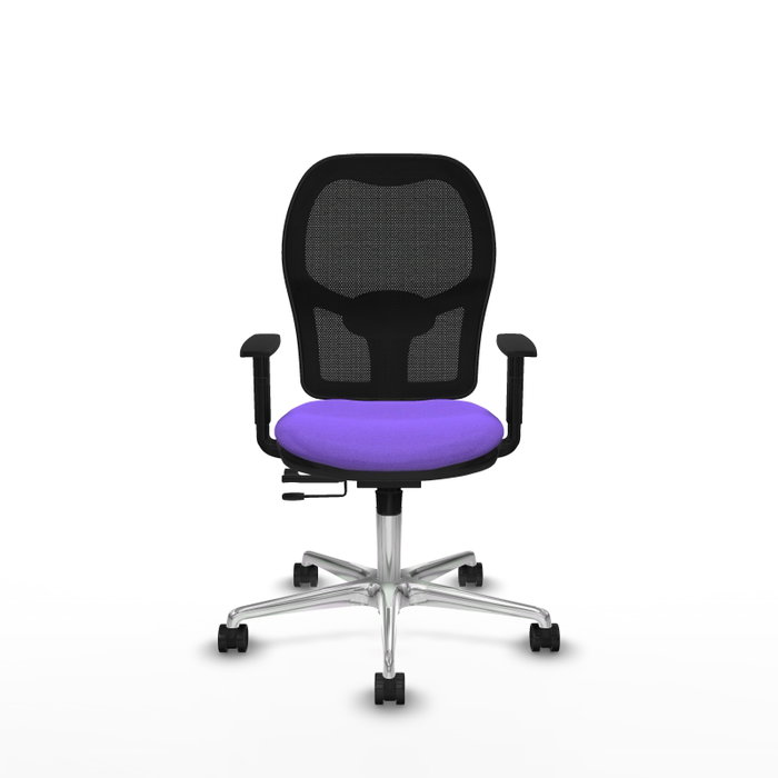 PIQUERAS Y CRESPO Silla de oficina Jorquera con mecanismo Sincro/Traslack, Lila y Negro PIQUERAS Y CRESPO Silla de oficina Jorquera con mecanismo Sincro/Traslack, Lila y Negro