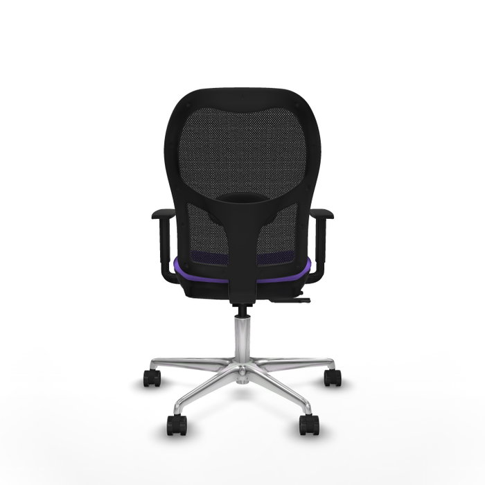 PIQUERAS Y CRESPO Silla de oficina Jorquera con mecanismo Sincro/Traslack, Lila y Negro PIQUERAS Y CRESPO Silla de oficina Jorquera con mecanismo Sincro/Traslack, Lila y Negro
