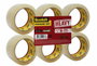 Scotch Pack de 6 Cintas de Embalaje Transparentes 50mm x 66m