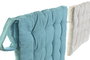 DKD Home Decor Cojin Mediterraneo Greige Azul Marino 38 x 4 x 39 cm (12 Unidades)