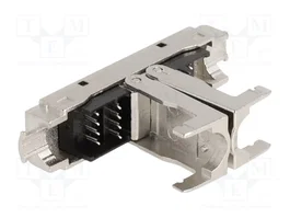 DeLOCK Acoplador RJ45 LSA a LSA Cat.6A con protección contra tirones