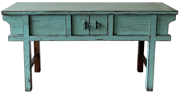 DKD Home Decor Consola Turquesa 49 x 88 x 170 cm