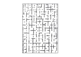 Misskuty Carpeta de repujado 2D PUSH Pared 12,7x17,8cm