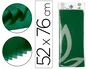 Liderpapel Papel Seda Verde Oscuro 52x76cm 18g/m² Bolsa 5 Hojas