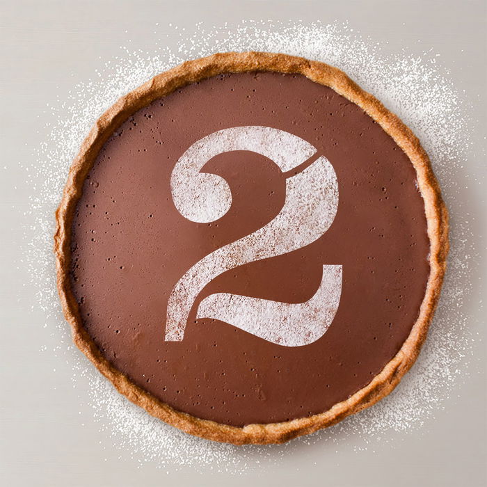 Algon Plantilla Tarta Cumpleaños N-2 Grande 25 cm (36 Unidades)