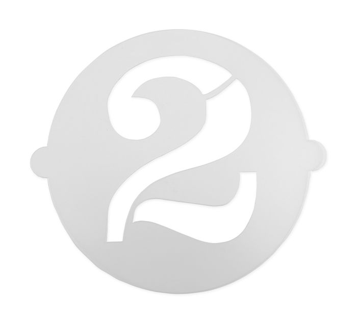 Algon Plantilla Tarta Cumpleaños N-2 Grande 25 cm (36 Unidades)