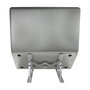 LogiLink Soporte para notebook plegable de aluminio plateado