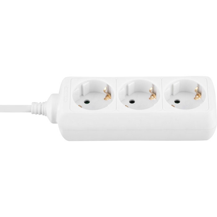 Rev Regleta de enchufes 3-fold Standard 5m blanco Rev Regleta de enchufes 3-fold Standard 5m blanco
