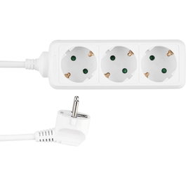 Rev Regleta de enchufes 3-fold Standard 5m blanco