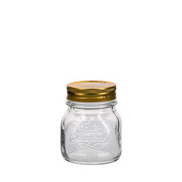 ADI Bote Quattro Stagioni con Tapa, Vidrio, 15 cl, 83 mm de Alto, 75 mm de Diámetro - Cristalería (Set de 12)