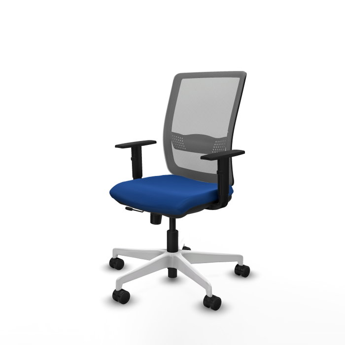 PIQUERAS Y CRESPO Silla de oficina Haches Azul y Gris