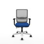 PIQUERAS Y CRESPO Silla de oficina Haches Azul y Gris