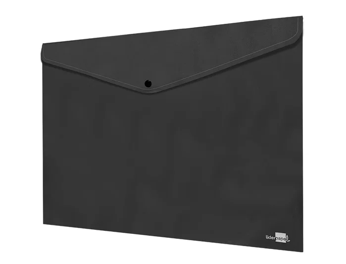 Liderpapel Carpeta dossier con broche DIN A3 negro opaco