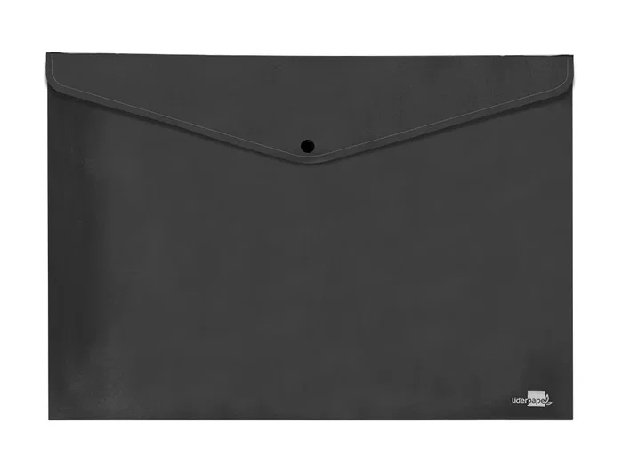 Liderpapel Carpeta dossier con broche DIN A3 negro opaco