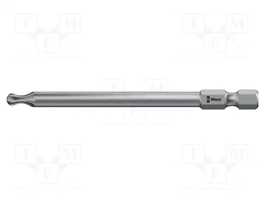 WERA Punta de destornillador Torx® esférica TX15 de 89 mm