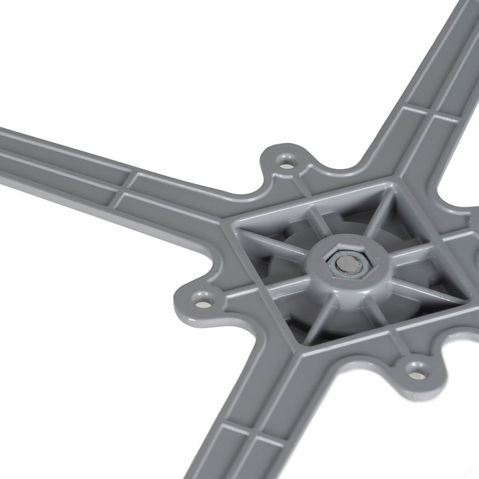 Patas para Mesa Cromo Aluminio Salón 45 X 45 X 72 cm