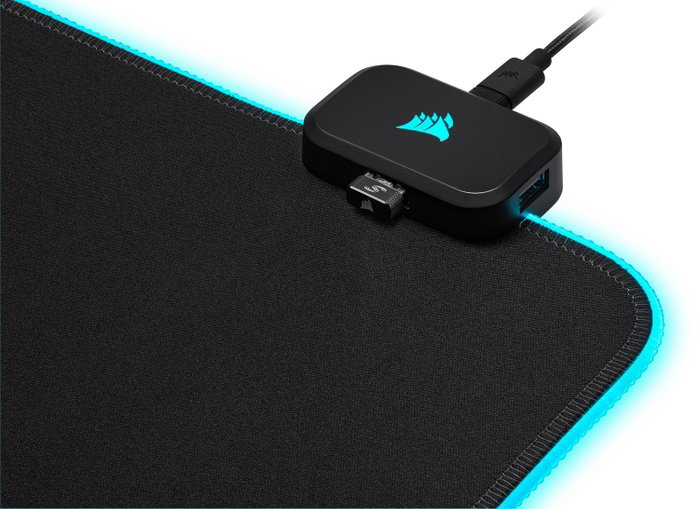 Corsair MM700 RGB Alfombrilla de ratón para juegos Negro Extended-XL