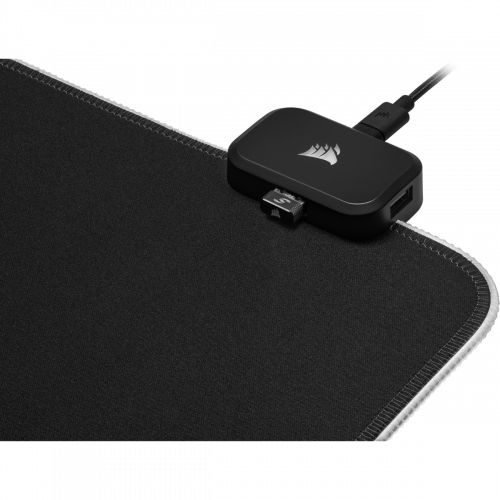 Corsair CH-9417070-WW Alfombrilla de ratón para juegos MM700 RGB, Negro, Caucho, 930mm x 400mm, Base Antideslizante, Retroiluminación LED Corsair CH-9417070-WW Alfombrilla de ratón para juegos MM700 RGB, Negro, Caucho, 930mm x 400mm, Base Antideslizante, Retroiluminación LED