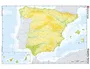Teide Mapa Mudo Color Din A4 España Físico 210 x 297 mm