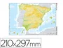 Teide Mapa Mudo Color Din A4 España Físico 210 x 297 mm