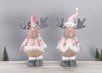 DKD Home Decor Figura Reno Multicolor 16.5 x 40.6 x 11.4 cm (2 Unidades)