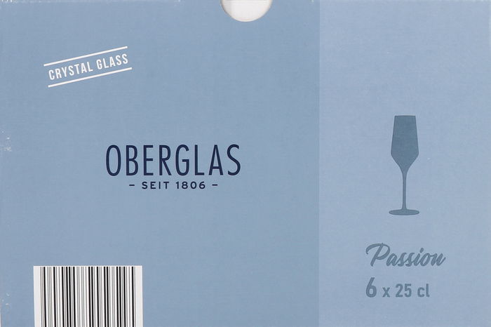 Inde Set 6 Copas Champagne Passion 25Cl 23cm