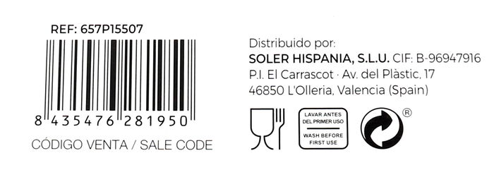 Inde Set 6 Copas Champagne Passion 25Cl 23cm