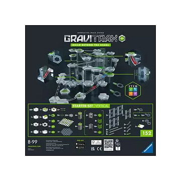 Ravensburger GraviTrax PRO Starter Set Vertical Pista de Canicas con 153 Piezas, Francés, Edad 8+ 2023
