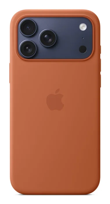 Apple MGFQ4ZM/A Funda de Silicona con MagSafe para iPhone 17 Pro Max - Terracota - Protección contra Caídas y Compatible con Carga Inalámbrica