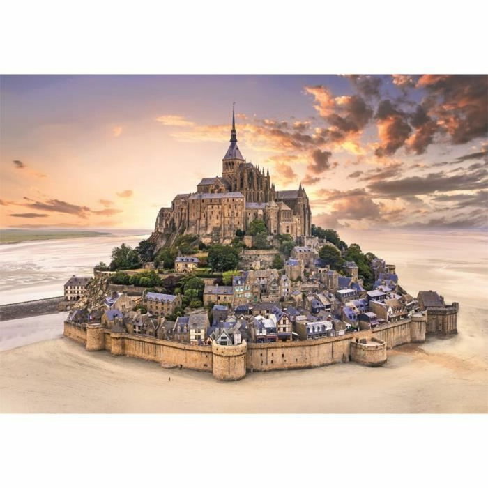 Clementoni Rompecabezas Compacto Mont Saint-Michel 1500 piezas