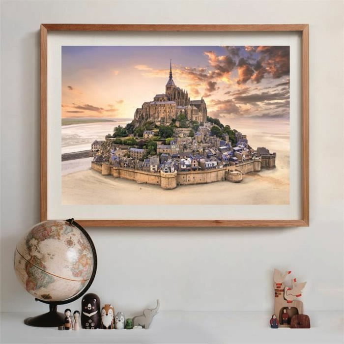 Clementoni Rompecabezas Compacto Mont Saint-Michel 1500 piezas
