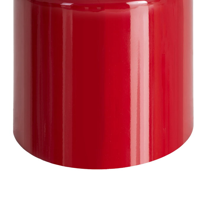 Mesa Auxiliar Lacado Rojo Dm Salón 40 X 40 X 43 cm