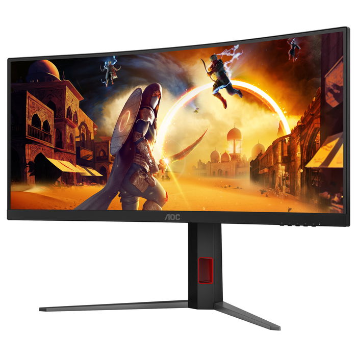 AOC CU34G4Z Monitor Gaming 34" Wide Quad HD, 1ms, Fast VA, Curvo 1500R, 240Hz, Negro/Rojo AOC CU34G4Z Monitor Gaming 34" Wide Quad HD, 1ms, Fast VA, Curvo 1500R, 240Hz, Negro/Rojo