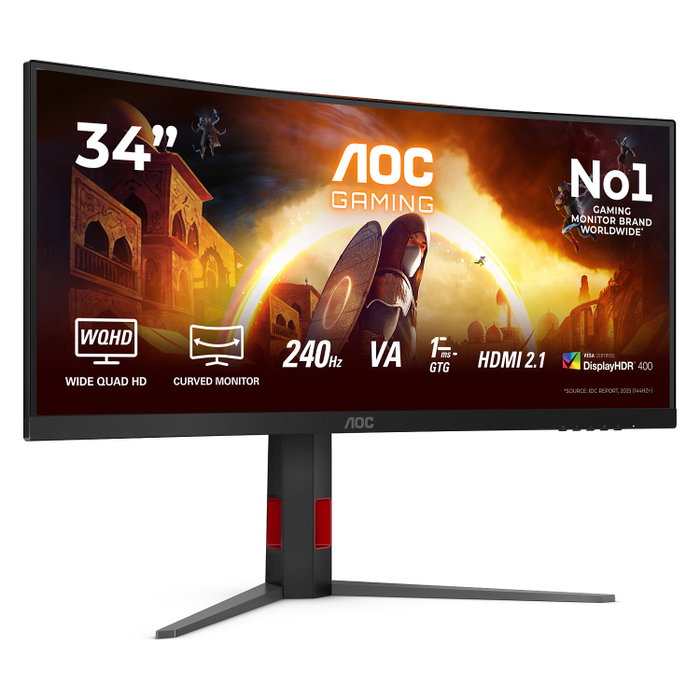 AOC CU34G4Z Monitor Gaming Curvo 34'' WQHD 240Hz Fast VA
