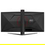 AOC CU34G4Z Monitor Gaming 34" Wide Quad HD, 1ms, Fast VA, Curvo 1500R, 240Hz, Negro/Rojo