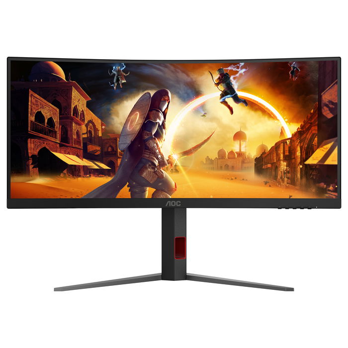 AOC CU34G4Z Monitor Gaming 34" Wide Quad HD, 1ms, Fast VA, Curvo 1500R, 240Hz, Negro/Rojo AOC CU34G4Z Monitor Gaming 34" Wide Quad HD, 1ms, Fast VA, Curvo 1500R, 240Hz, Negro/Rojo