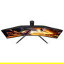 AOC CU34G4Z Monitor Gaming 34" Wide Quad HD, 1ms, Fast VA, Curvo 1500R, 240Hz, Negro/Rojo