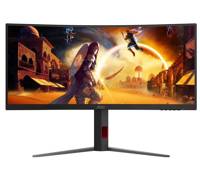 Monitor aoc g4 cu34g4z 34" 3440 x 1440 pixeles wide quad hd led negro, rojo Monitor aoc g4 cu34g4z 34" 3440 x 1440 pixeles wide quad hd led negro, rojo
