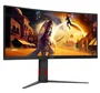 Monitor aoc g4 cu34g4z 34" 3440 x 1440 pixeles wide quad hd led negro, rojo