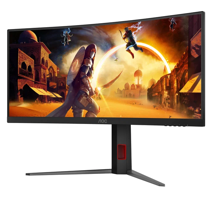 Monitor aoc g4 cu34g4z 34" 3440 x 1440 pixeles wide quad hd led negro, rojo Monitor aoc g4 cu34g4z 34" 3440 x 1440 pixeles wide quad hd led negro, rojo