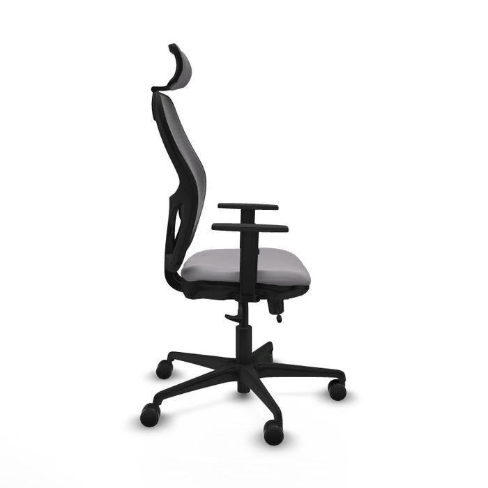 PIQUERAS Y CRESPO Silla de oficina Jorquera con mecanismo Sincro/Traslack Gris y Negro PIQUERAS Y CRESPO Silla de oficina Jorquera con mecanismo Sincro/Traslack Gris y Negro