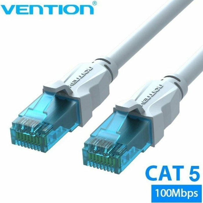 Vention Cable de red RJ45 Cat.5e UTP AWG26 15 m Azul y Blanco Vention Cable de red RJ45 Cat.5e UTP AWG26 15 m Azul y Blanco