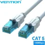 Vention Cable de Red RJ45 UTP VAP-A10-S1500 CAT5E 15 Metros, 100 Mbps, Conectores Bañados en Oro 24K, Color Azul y Blanco