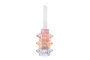 DKD Home Decor Portavelas de Cristal Multicolor 8x8x12,5 cm