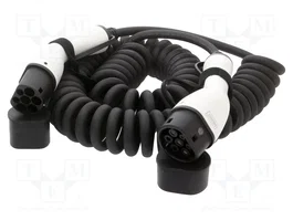 DIGITUS Cable de Carga para Coches Eléctricos Espiral 7,4kW 32A 10m